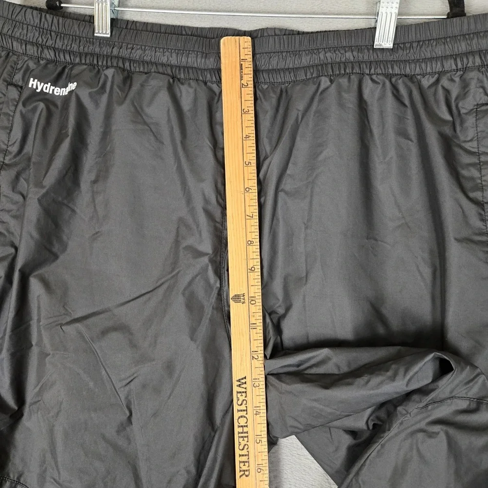The North Face Hydrenaline Pants 2000 Mems 2XL Black Windwall Drawstring Tapered